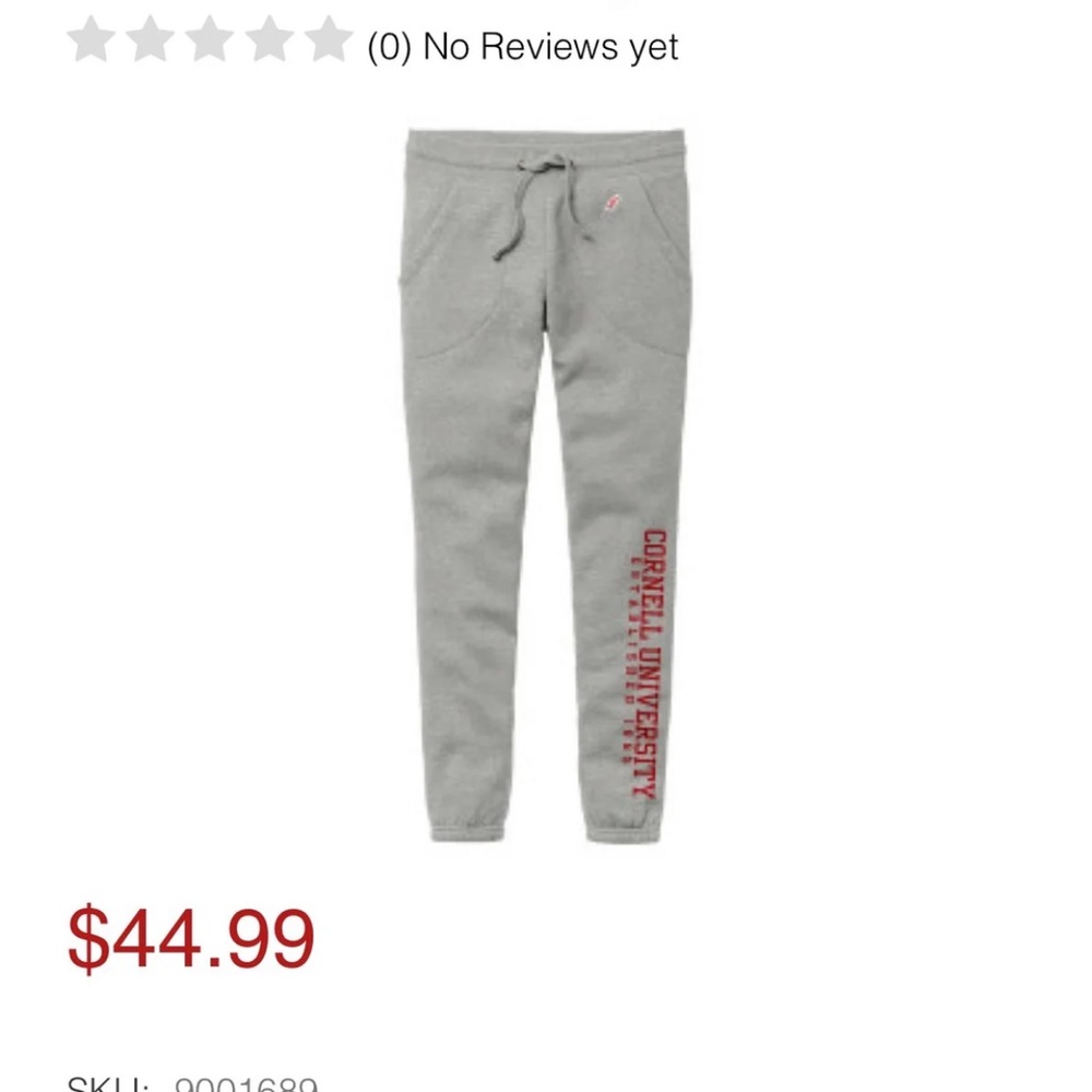 Cornell Womens Sweatpants NWOT